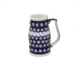 Beer mug - Polish pottery