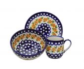 Set for breakfast - Polish pottery