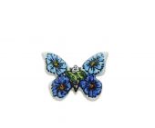 butterfly with magnet - Polish pottery