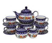 Coffee,Tea set - Polish pottery